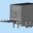7.jpg Container Trailer scale. Semi trailer frame shipping container chassis
