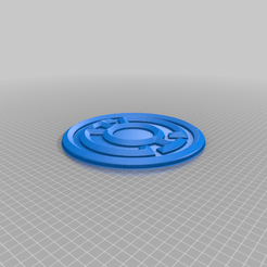Blue_Corps.png STL-Datei Blue Lantern Corps Emblem kostenlos・3D-druckbare Vorlage zum herunterladen