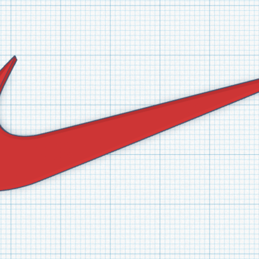 nike keychain 3D model