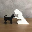 WhatsApp-Image-2022-12-21-at-18.37.48.jpeg Girl and her Dog(straight hair) for 3d printer or laser cut