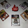 IMG-20190314-WA0099.jpg STL file Set x24 Dog tags ( work from home)・Model to download and 3D print
