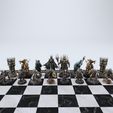 4-2.jpg Fantasy Chess Set – Mythical Creatures Edition