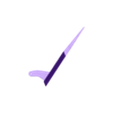 FLUX_Tuning_rudder_left2+horn.stl FLUX Ayarlı Dümen