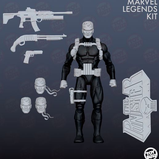 The punisher custom kit marvel legends