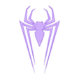Miles_Back Spider_Logo(Half).STL Spider-Man Miles Morales Logo de la Araña de la Espalda