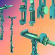 SOPORTE-MONOPODE2.jpg STL file Articulated Monopod Cell Phone Mount 3d Printing・3D printer design to download