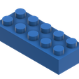 Bricks-2x5-v1.png STL file Building Bricks・Model to download and 3D print, Upcrid