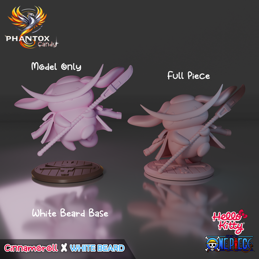 👋 Hello Kitty x One Piece Pack 1・ 3D File for 3D printing・Cults