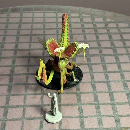 TTRPG Tabletop Miniature Carnivourous Plantis