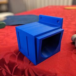 wall_support1.jpg STL file Tesla charger support and Plug Holder for 32A Plug Socket・Design to download and 3D print