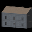 House-1-no-damage-2.png WWII Tabletop Terrain Set 28mm scale (3D Printable Files) - Based on real buildings from Carentan, France