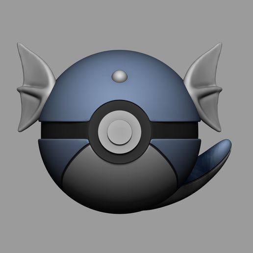 STL file Pokemon Dratini Pokeball・3D printing design to download・Cults