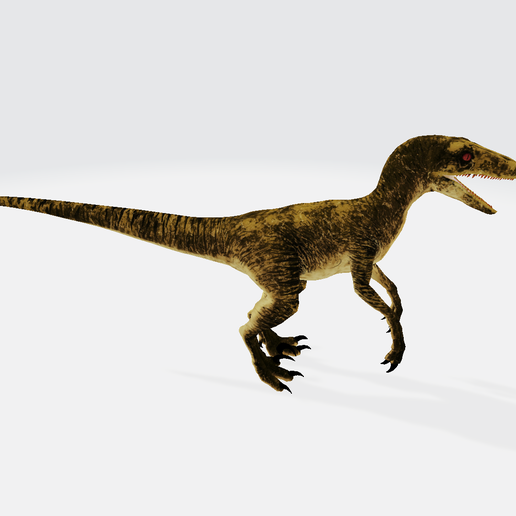 3D file Utahraptor・Template to download and 3D print・Cults