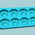 do5.png Jelly Candy Molding Pet Paw - Gummy Mould