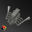 012_MODROD_FORD_ENGINE_V8_R012_3.jpg 1/64 Scale V8 Engine Diecast Hot Wheels Mod Rod