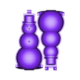Snowman mold.stl Snowman mold - makes 6.5" snowmen, perfect for kid fun in the snow or for decorating your front porch in the winter! Works at the beach too!