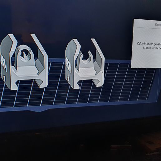 JRM rear sight and front sight for 20mm rail 3D model