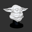 baby-toda-zbrush-4.png BABY YODA BUSTE 3D print model