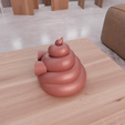 untitled4.png 3D Poop Decor For Home and Living with 3D Stl Files & 3D Printing, Gift for Mom, Poop Gift, 3D Printed Decor, Cute Poop, Gift for Kids