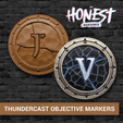 thundercast.png STL file Thundercast Infinites Objective Markers・3D printing design to download