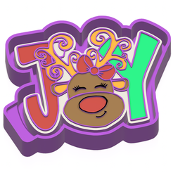 ink.png Joy Reindeer Freshie STL Mold Housing