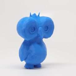 owl1.jpg Archivo STL gratis Low Poly Owl Dude・Modelo para descargar y imprimir en 3D, champagnemami