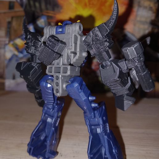 🤖 Transformers Cyberworld Megatron arm upgrade kit・ STL File for 3D ...
