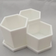 pot.png Mini plantador hexagonal, plantador de suculentas