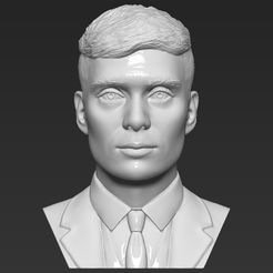 1.jpg Файл 3D Tommy Shelby from Peaky Blinders bust 3D printing ready stl obj・Дизайн 3D принтера для загрузки