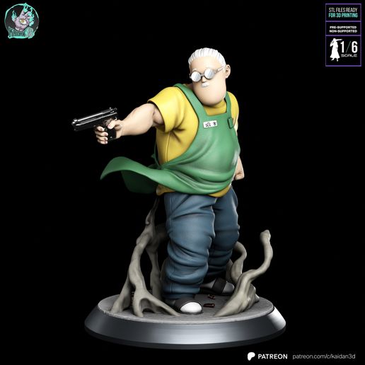 08.jpg Taro Sakamoto x Shin Asakura SAKAMOTO DAYS - STL ready for 3D Printing