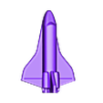 Rocket.stl Glowing Shuttle