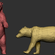 17.png Bear LowPoly