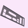Asus_H81M-D_1.png Asus H81M-D IO Shield Backplate 3D Model