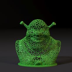 10007.jpg Fichier 3D Buste Shrek・Design pour imprimante 3D à télécharger