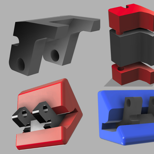 G19 (Gen 1–5) Locking Block Jig - 3D model önizlemesi