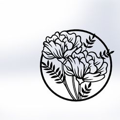 çiçek-1-0.42-ölçek-küçültme.jpg Archivo STL FLOWER・Plan para descargar y imprimir en 3D