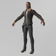 Renders0017.png Rick Grimes The Walking Dead Textured Rigged