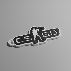 Csgo.png Файл STL Брелок для ключей CSGO・Модель 3D-принтера для загрузки