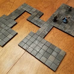 20190129_075210.jpg Free 3D file #NoWalls Standard Dungeon Tiles (OpenLock/MagBall)・3D print design to download