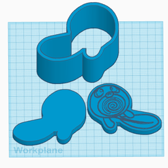 060-Poliwag-1.png 3D-Datei Pokemon: Poliwag 3 Stück Badebombenform・Vorlage für 3D-Druck zum herunterladen