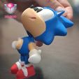 7566.jpg Sonic Articulated Keychain | Print-in-Place