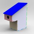 untitled.154.jpg Free 3D file Nesting box for birds・Object to download and to 3D print