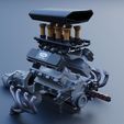 36.jpg 3D file Ford Mustang Hoonicorn・3D printer design to download