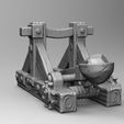 untitled.1589.jpg Stylized Medieval Medieval Catapult - Low Poly 3D Model / Game Ready / Printable
