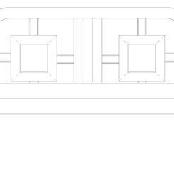 twin-daybed-1.jpg Fichier STL Canapé-lit à deux places・Plan imprimable en 3D à télécharger