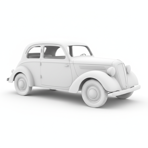 Simca Cinq muscle car STL, 1:10 car STL, custom car STL, car statue STL, futuristic car STL, classic car STL, automobile STL, endurance car STL, time attack car STL, modified car STL, 1900s car STL, post apocalyptic car STL, hatchback STL, off road truck