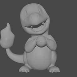 sin_nombre.png Файл STL Чармандер・Модель для печати в 3D скачать