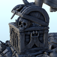 10.png Pirate with sword on treasure chest (2) - Pirate Jungle Island Beach Piracy Caribbean Medieval