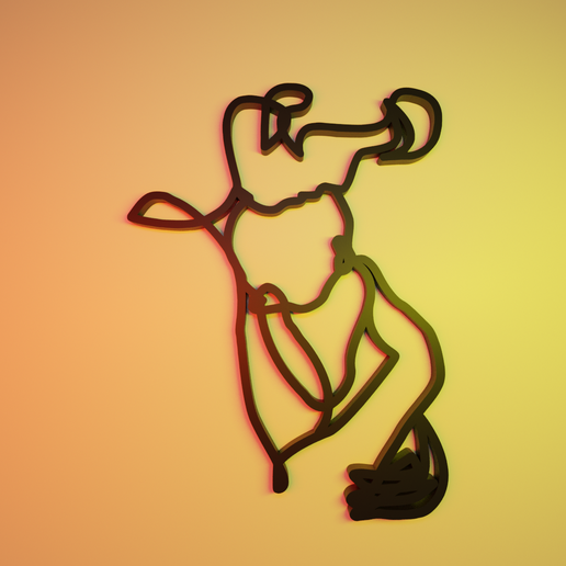 cuadro motherhood 3D model