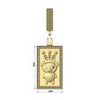 Crown-Evil-bear-memory-Iced-bail-Diamond-pendant-08.jpg Pendentif ours maléfique Crown Diamond avec boule glacée Modèle d'impression 3D